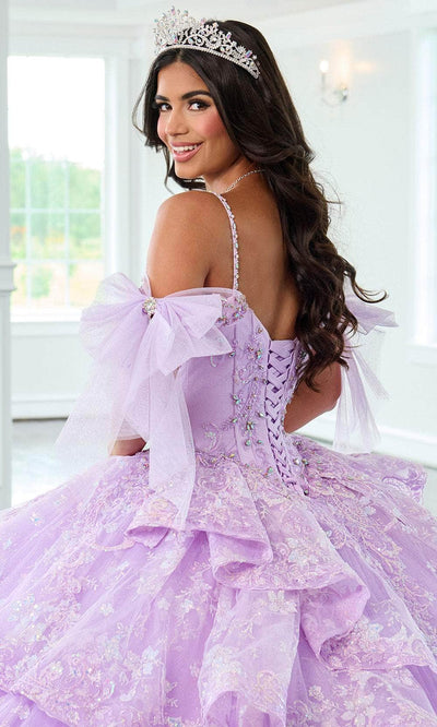 Rachel Allan RQ3147 - Cold Shoulder Beaded Applique Ballgown Ball Gowns