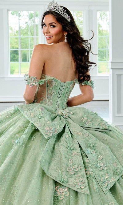 Rachel Allan RQ3154 - Sweetheart Neckline Floral Appliqued Ballgown Quinceanera Dresses