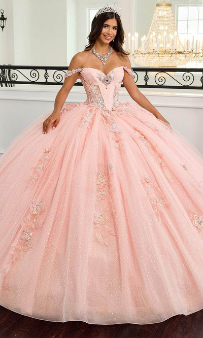 Rachel Allan RQ3154 - Sweetheart Neckline Floral Appliqued Ballgown Quinceanera Dresses