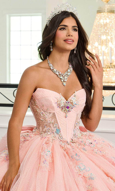 Rachel Allan RQ3154 - Sweetheart Neckline Floral Appliqued Ballgown Quinceanera Dresses