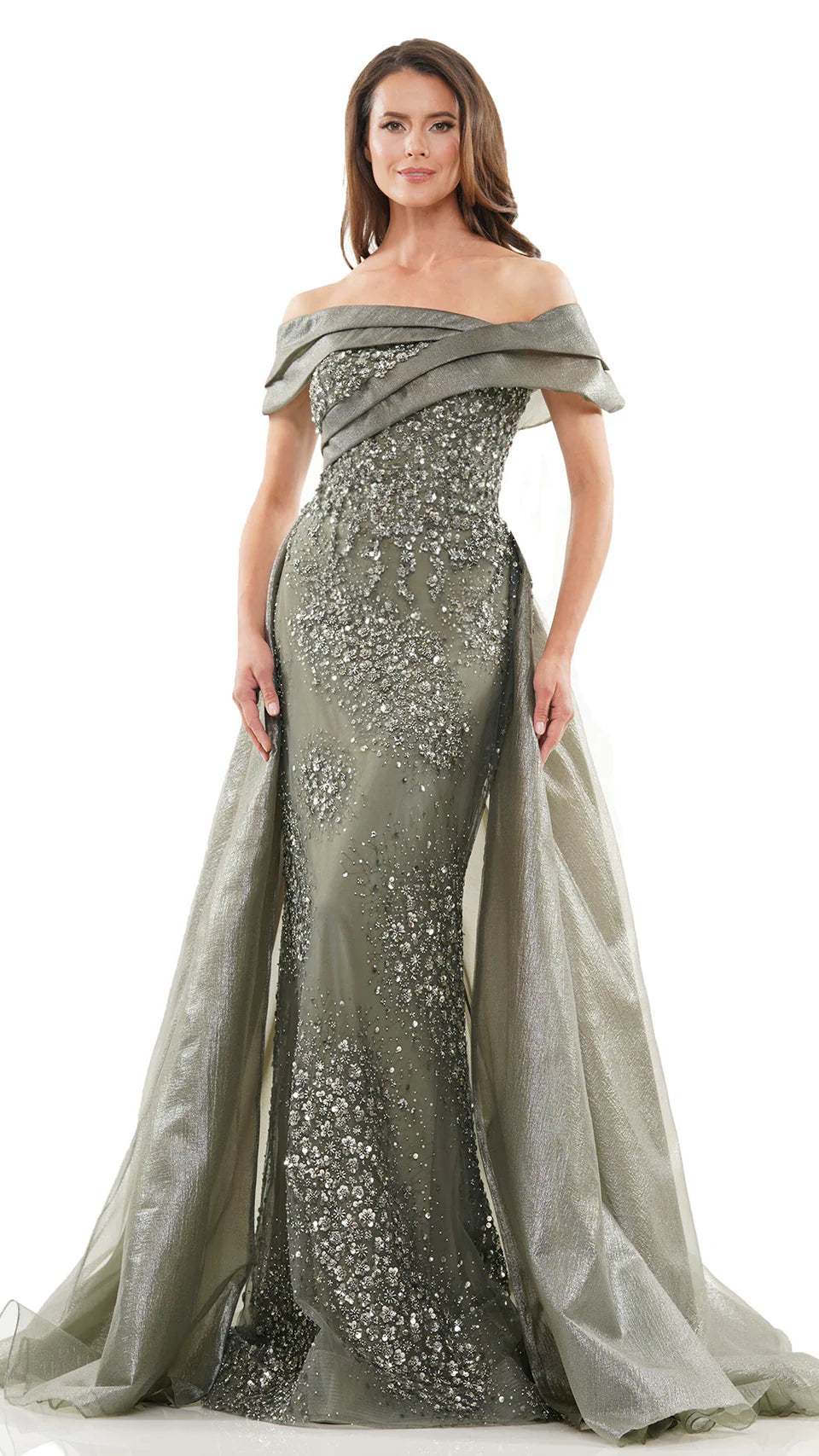 Rina di Montella RD2816 - Off-Shoulder Gown