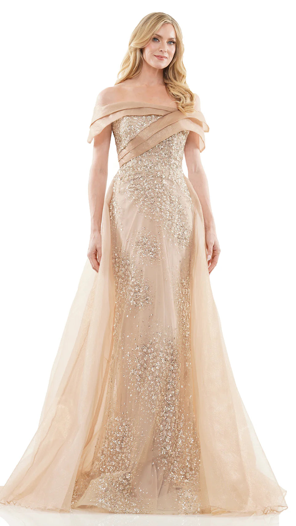Rina di Montella RD2816 - Off-Shoulder Gown