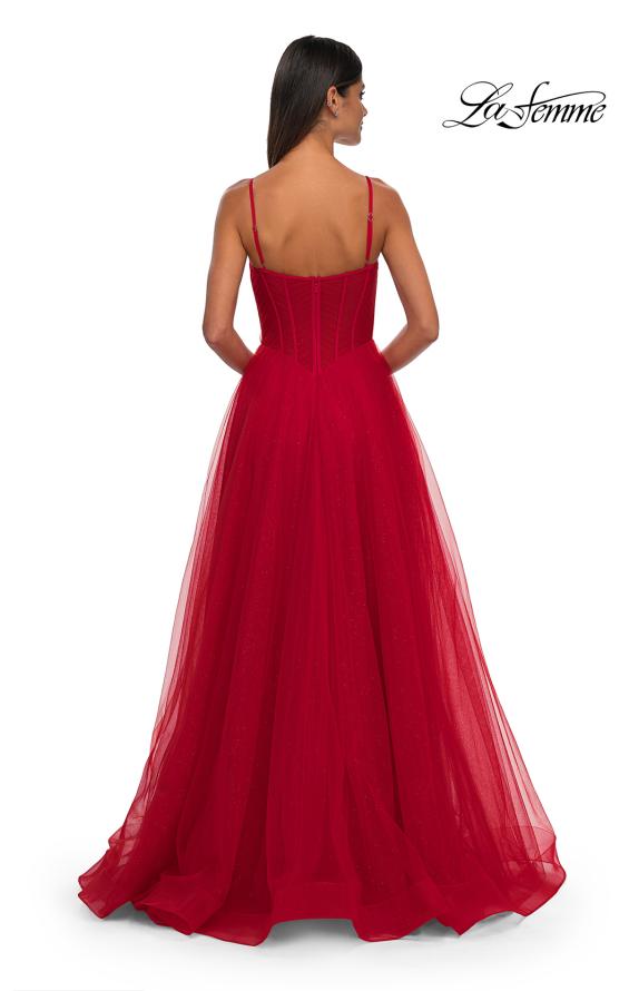 La Femme 32680 - Corset Sweetheart Prom Gown