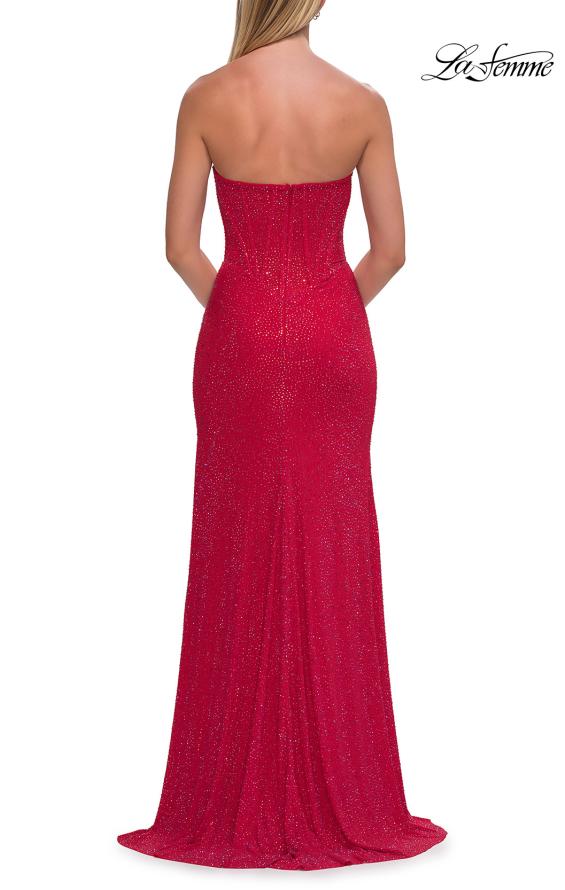La Femme 33304 - Strapless Dazzling Beaded Jersey Gown