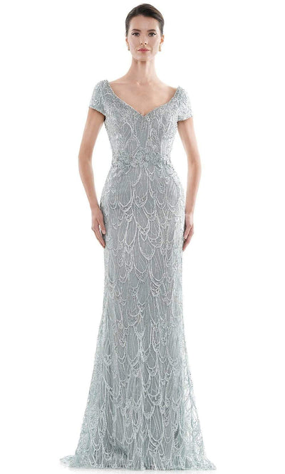 Rina di Montella RD2716-1 - Fitted Embroidered Dress with Cap Sleeves Mother of the Bride Dresses