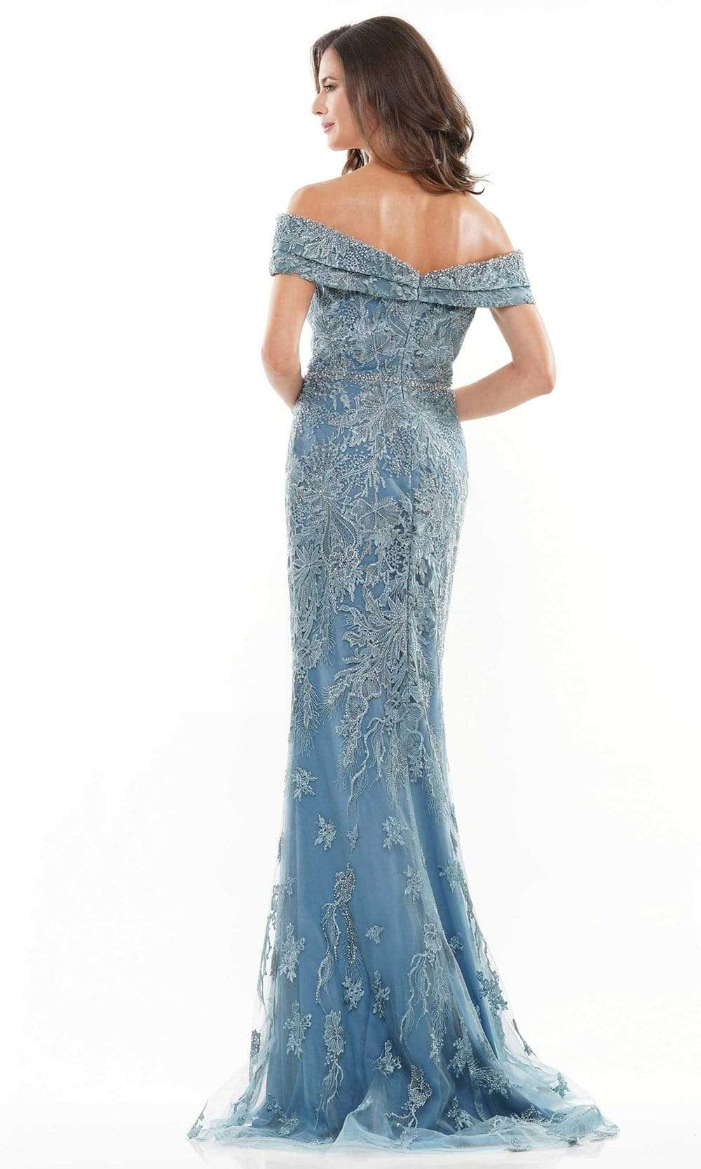 Rina di Montella RD2737-1 - Sheath Skirt Embroidered Sweetheart Dress Mother of the Bride Dresses