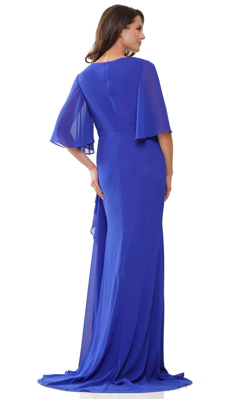 Rina di Montella RD2935 - Chiffon V-Neck Evening Gown Evening Dresses