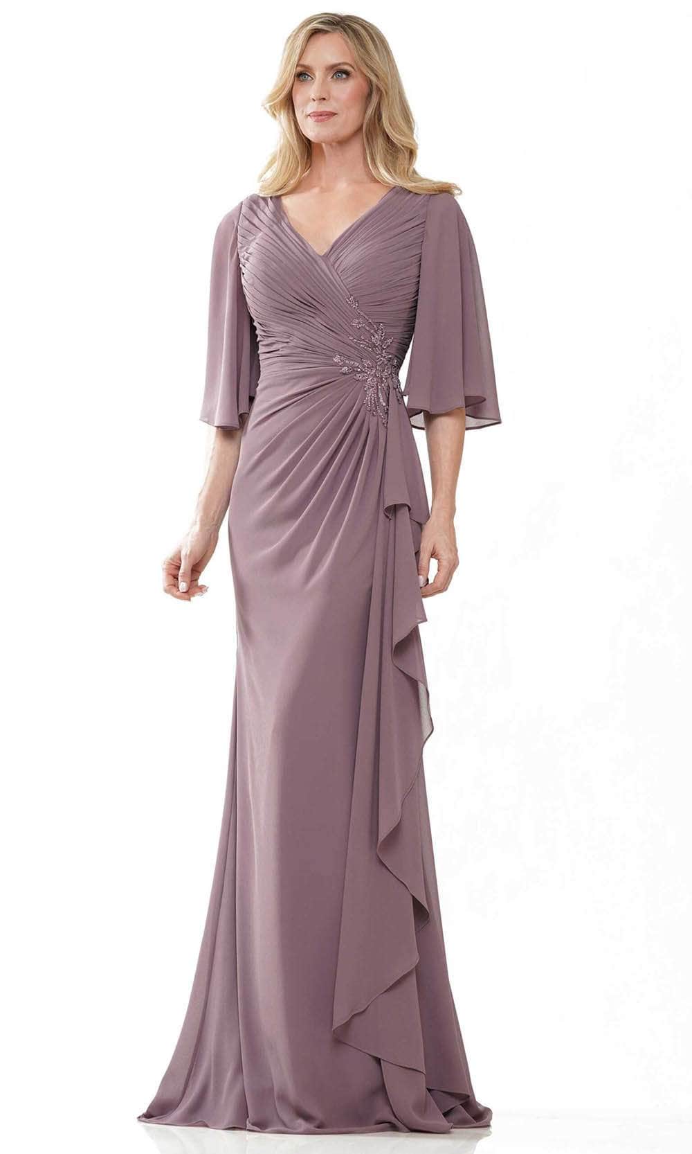 Rina di Montella RD2935 - Chiffon V-Neck Evening Gown Evening Dresses