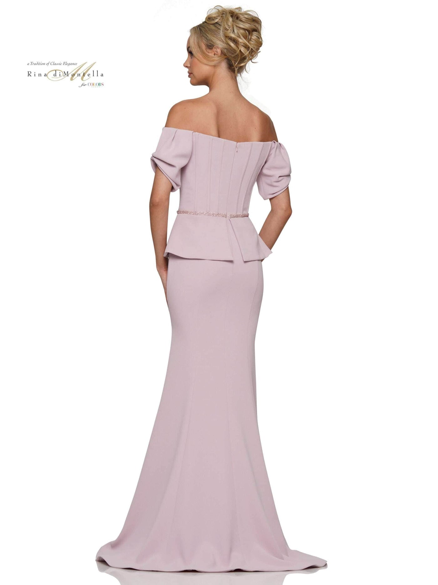 Rina di Montella RD2965 - Corset Peplum Evening Dress Special Occasion Dress