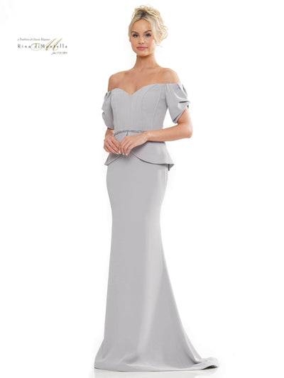 Rina di Montella RD2965 - Puff Sleeve Corset Evening Dress Special Occasion Dress