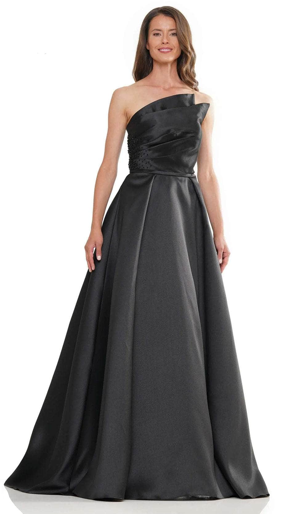 Rina di Montella RD2981 - Strapless A-Line Evening Dress Special Occasion Dresses Dresses 4 / Black