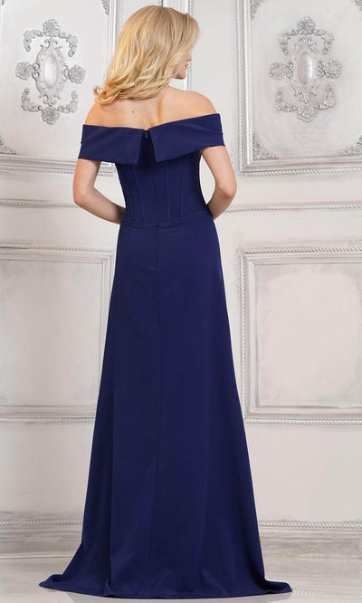 Rina di Montella RD3131 - Brooch Embellished Evening Gown Special Occasion Dress