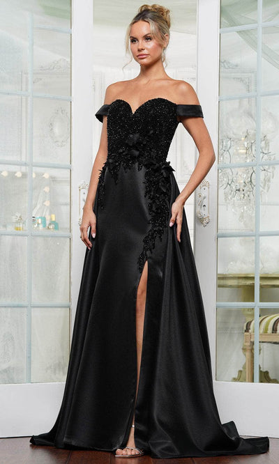 Rina di Montella RD3229-1 - Beaded Sweetheart Long Gown with Overskirt Mother of the Bride Dresses