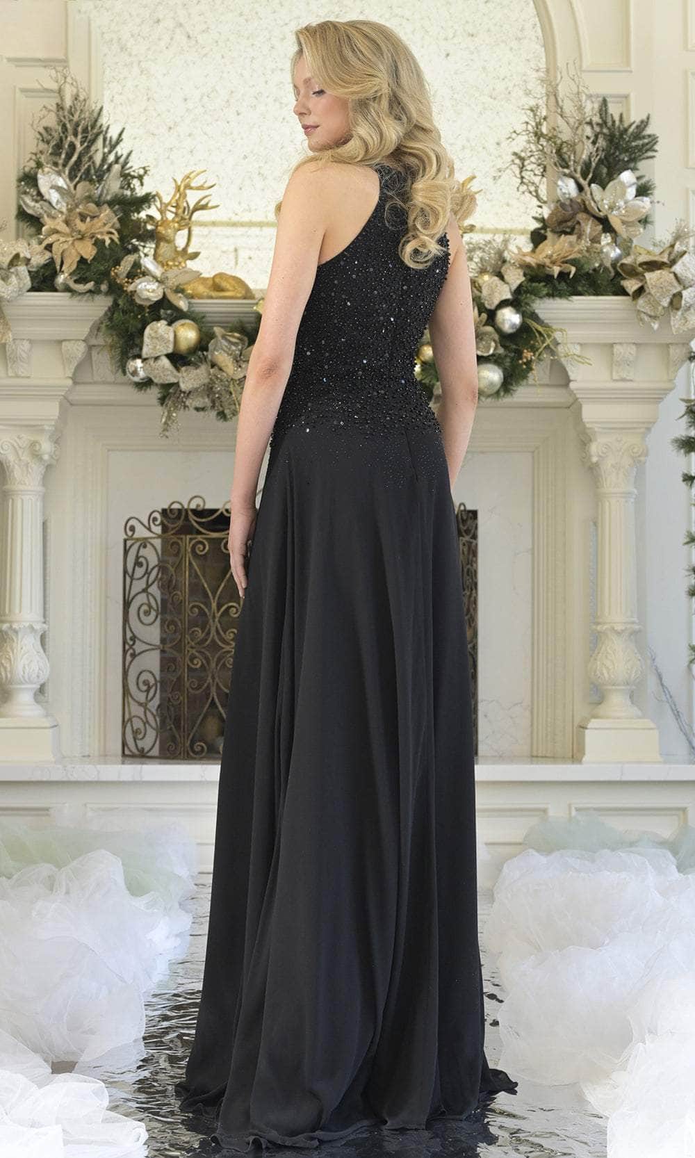 Rina di Montella RD3304-1 - Halter Neck A-line Flowy Dress Mother of the Bride Dresses