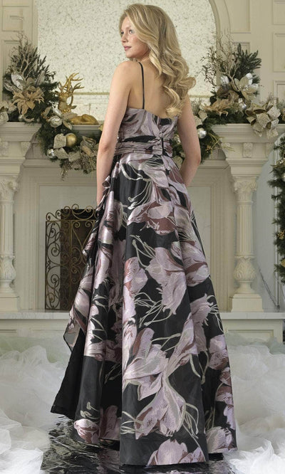 Rina di Montella RD3361-1 - Cascading Ruffle A-line Evening Dress Formal Gowns