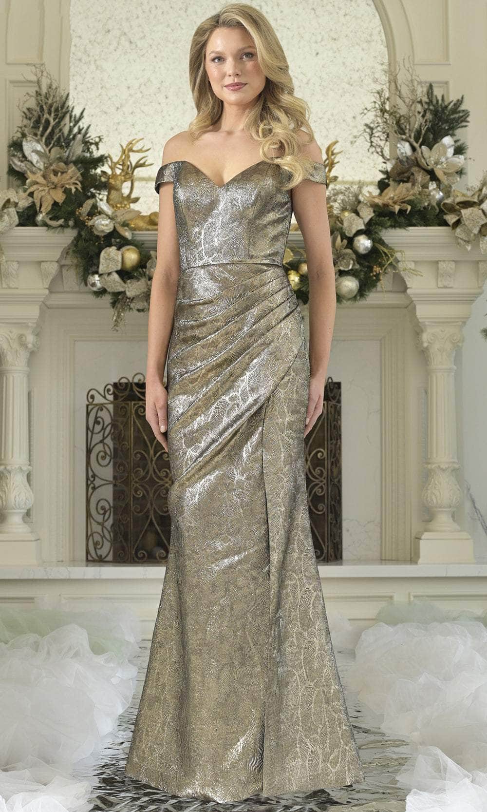 Rina Di Montella RD3364 - Sweetheart Wrap Skirt Evening Gown Mother of the Bride Dresses