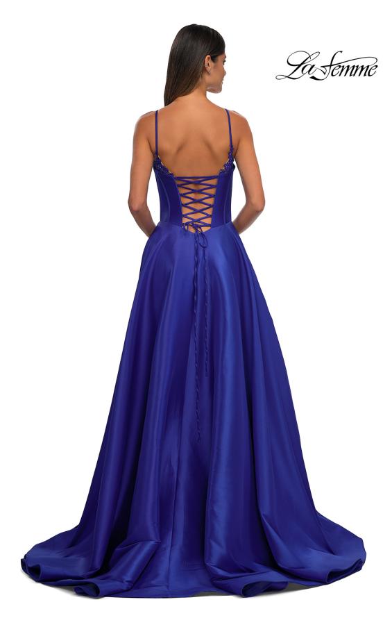 La Femme 32878 - Stunning Mikado Prom Gown