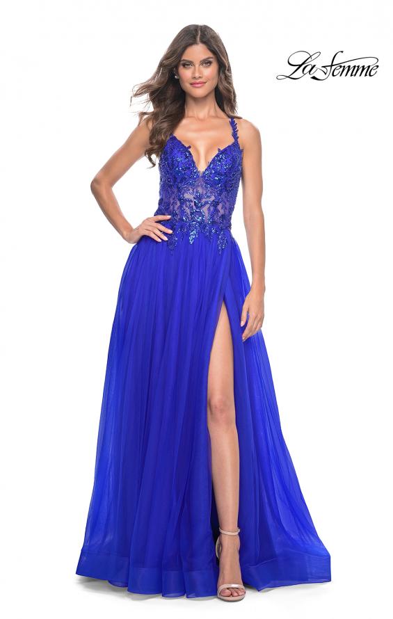 La Femme 31471 - Beaded A-Line Prom Dress