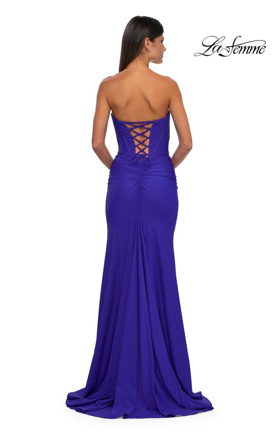 La Femme 32843 - Strapless Jersey Evening Gown