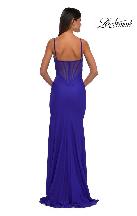 La Femme 32938 - Corset Back Sleeveless Prom Gown