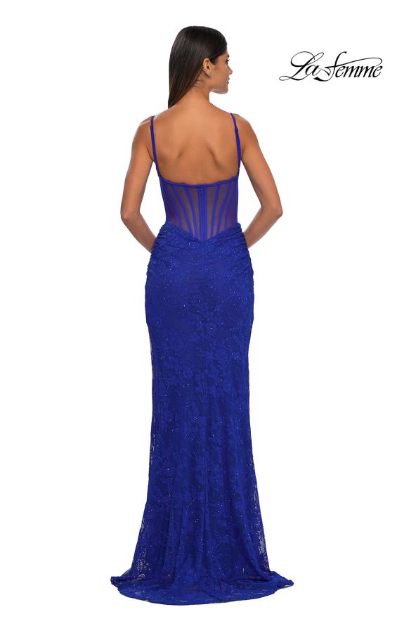 La Femme 32529 - Lace Sleeveless Prom Gown