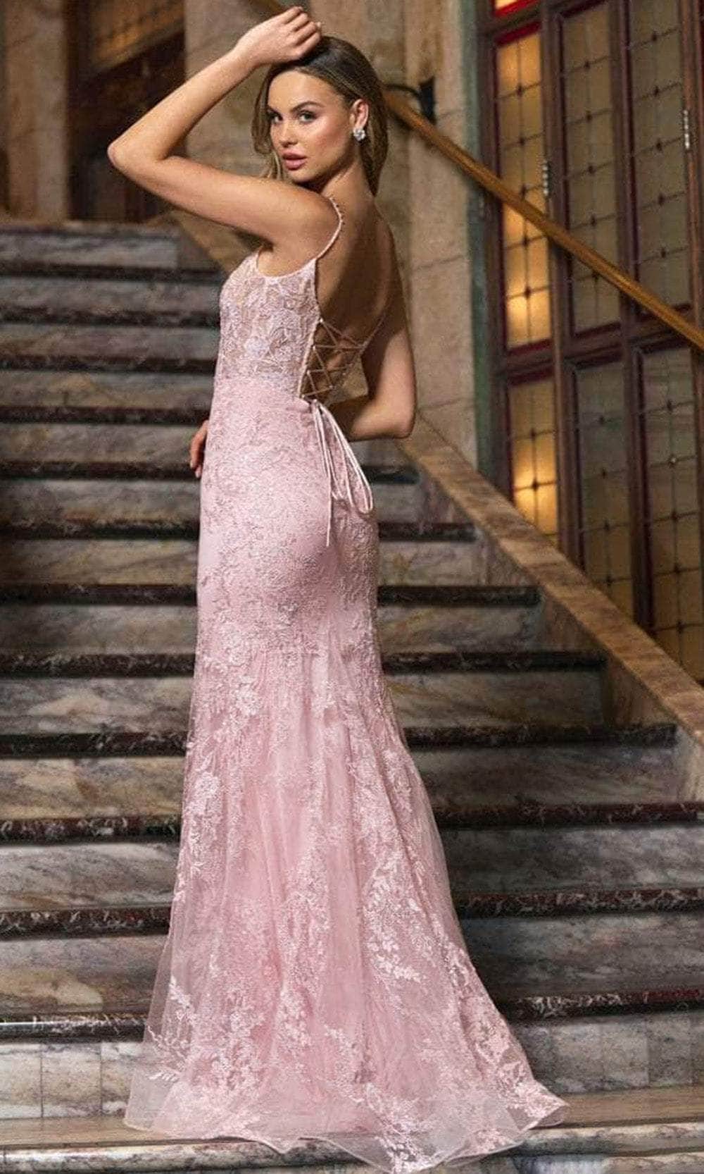 Sherri Hiill 55200 - Scoop Neck Embroidered Evening Gown Evening Dresses