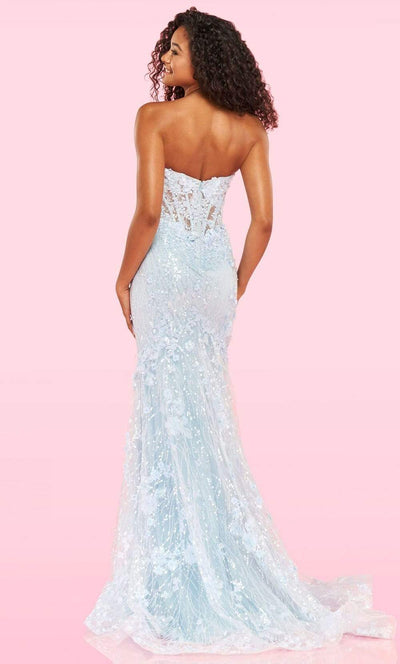 Sherri Hill - 54278 Applique Sweetheart Trumpet Gown With Train Prom Dresses