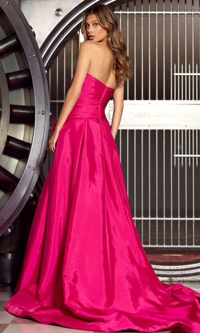 Sherri Hill 55214 - Strapless Tafetta Evening Gown Evening Dresses