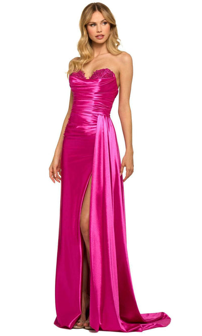 Sherri Hill 55230 - Strapless Ruched Evening Gown Evening Dresses