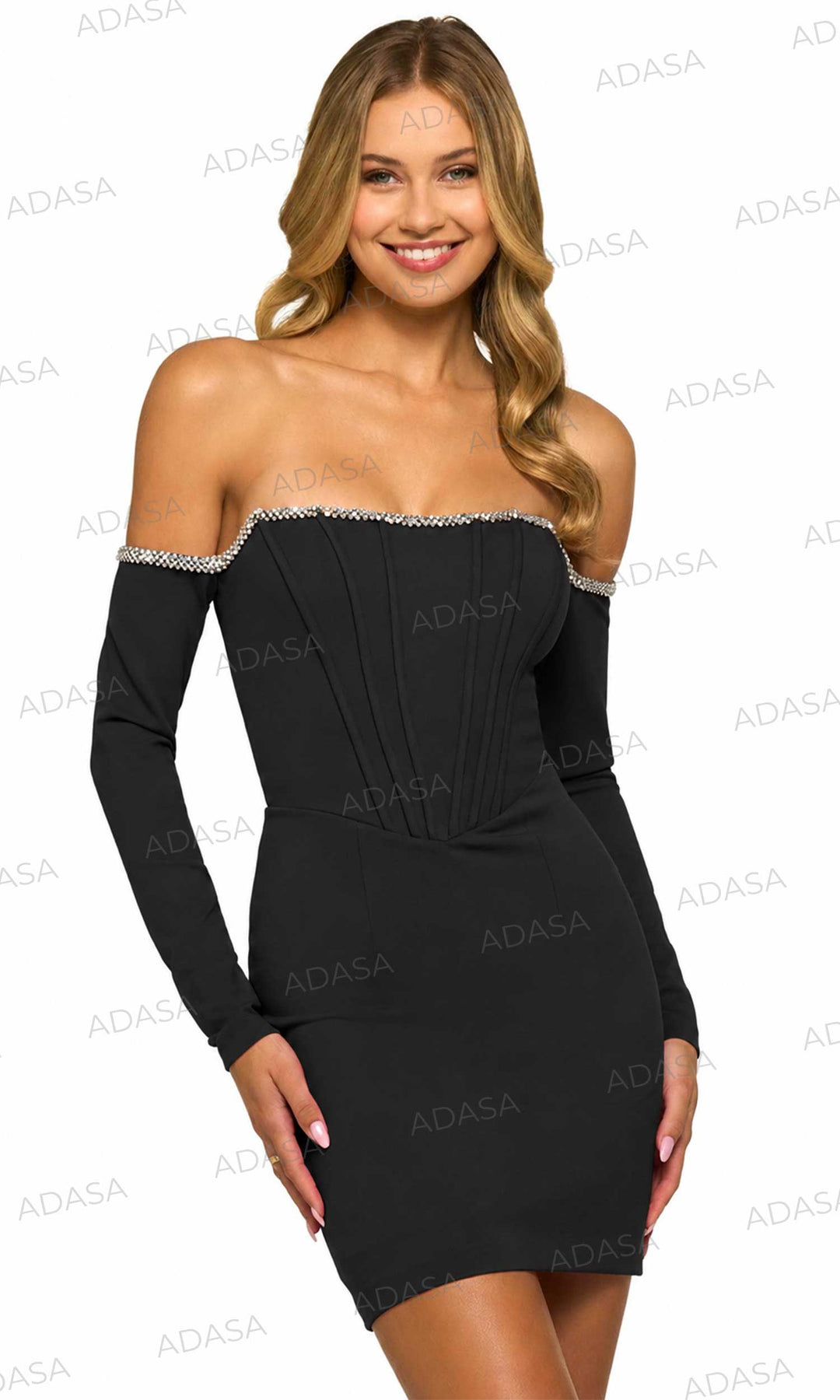 Sherri Hill 55343 - Long Sleeve Dress