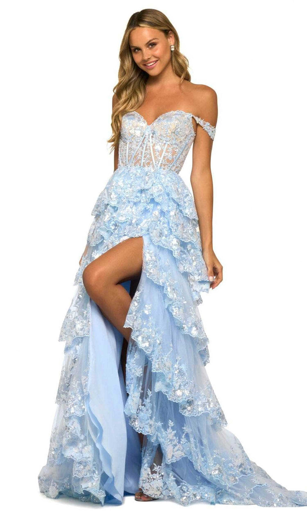 Sherri Hill 55500 - Tiered Gown