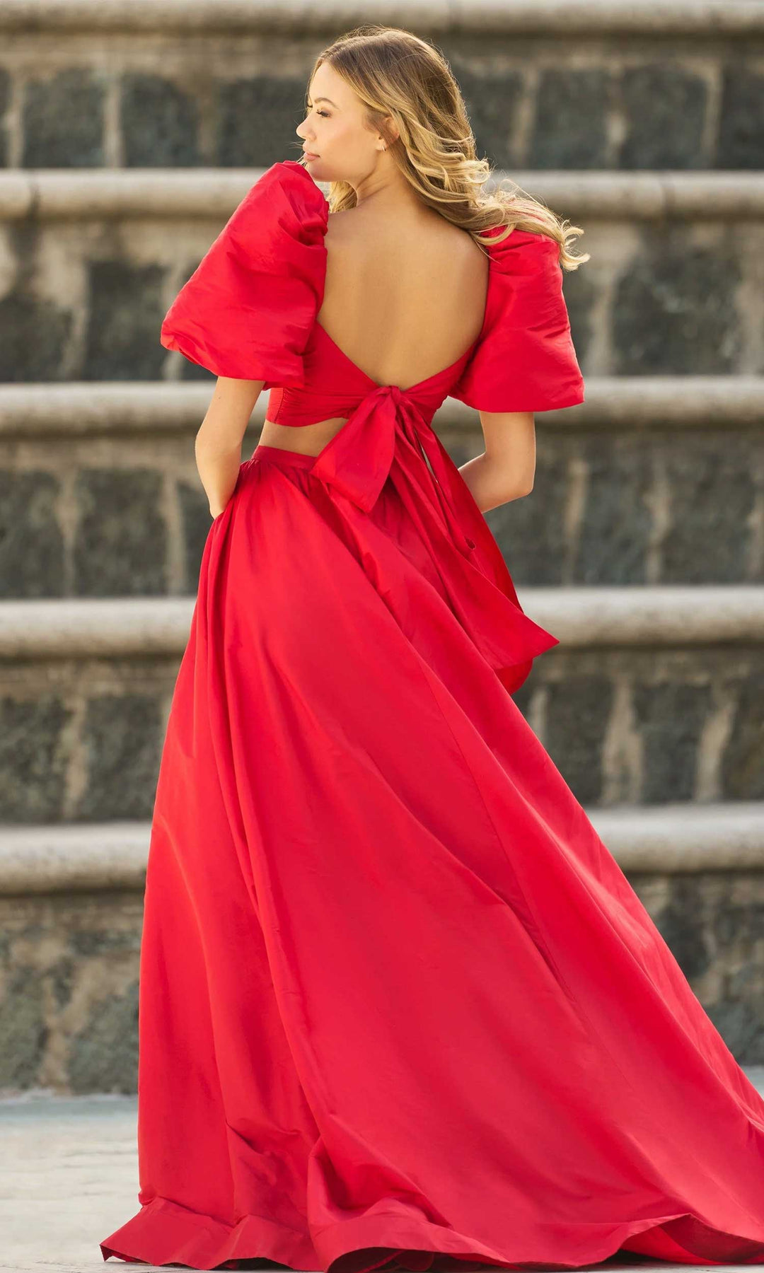Sherri Hill 55630 - Taffeta Puffy A-line Gown