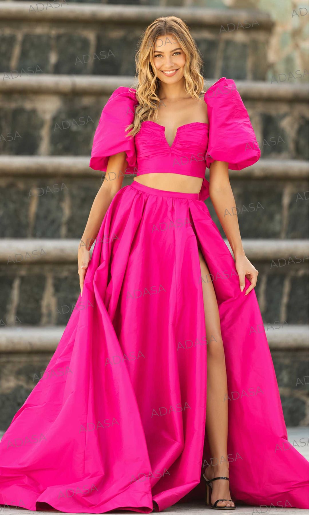 Sherri Hill 55630 - Taffeta Puffy A-line Gown