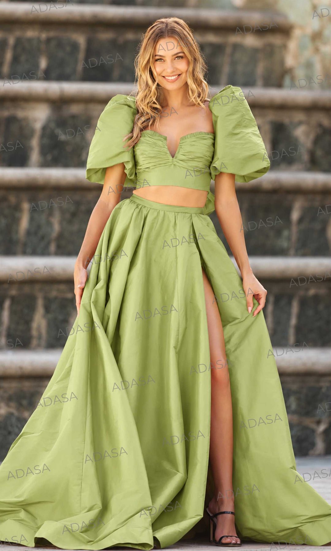 Sherri Hill 55630 - Taffeta Puffy A-line Gown