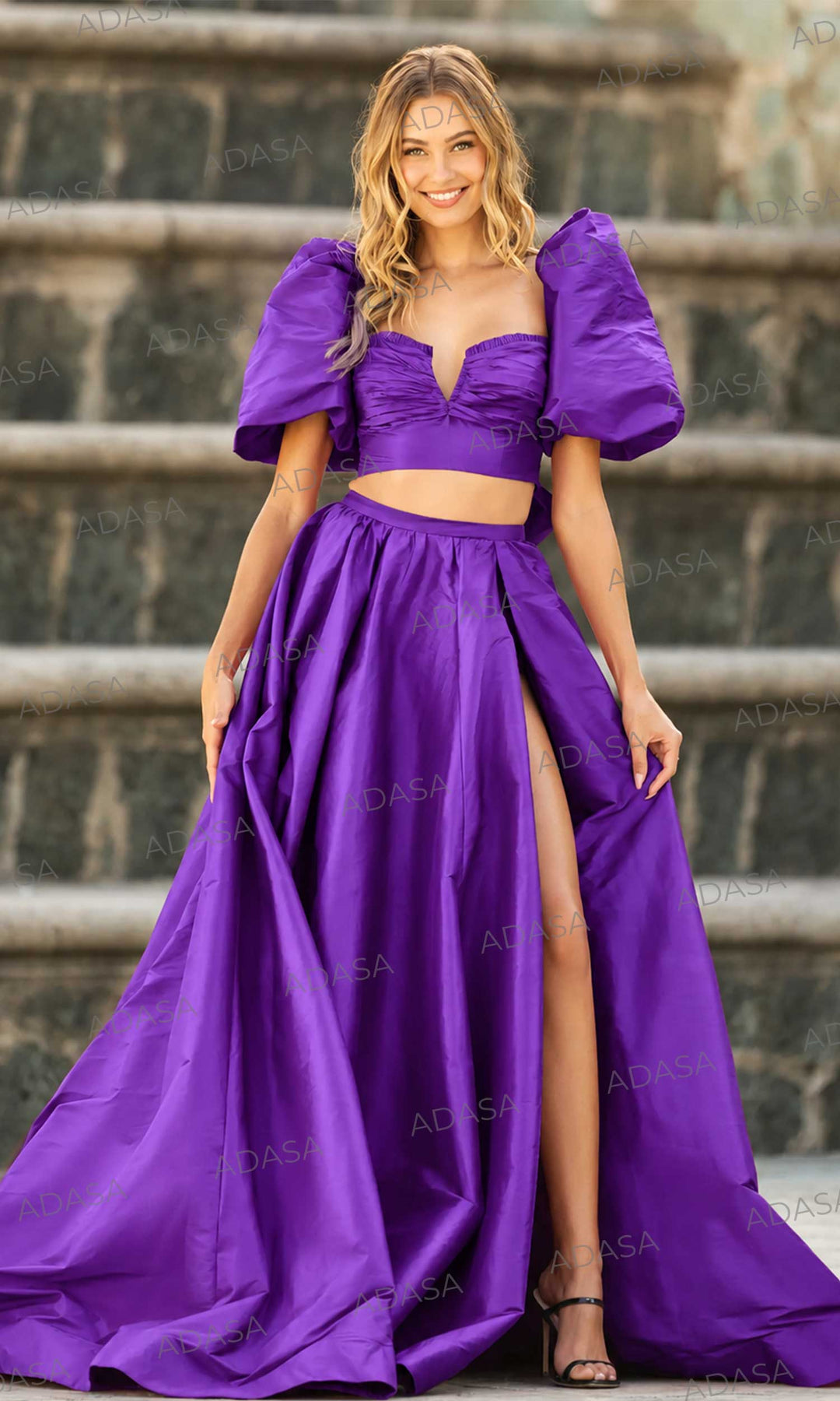 Sherri Hill 55630 - Taffeta Puffy A-line Gown