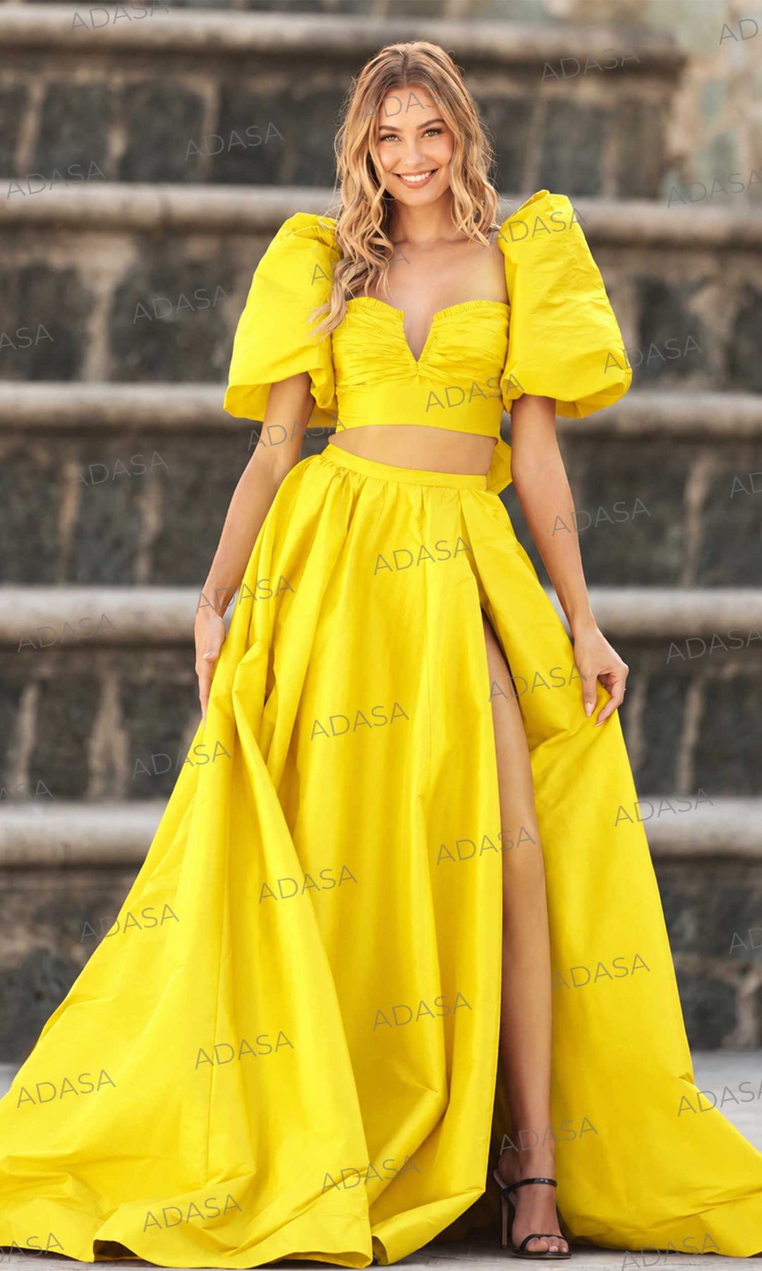 Sherri Hill 55630 - Taffeta Puffy A-line Gown