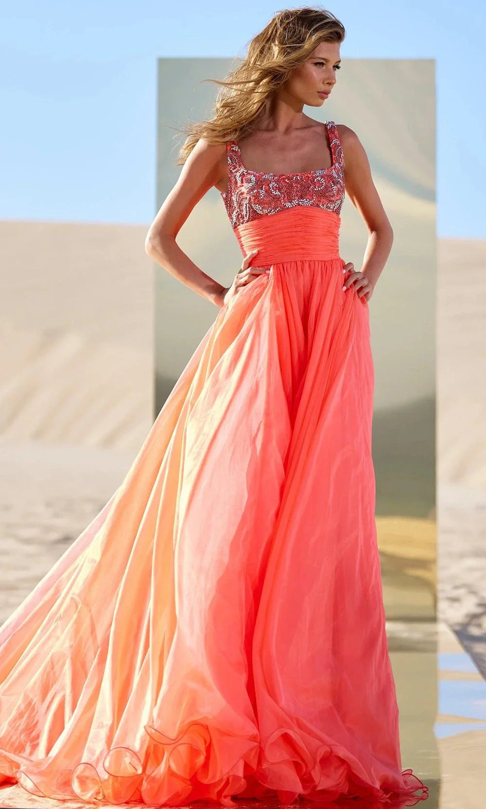Sherri Hill 56141 - Long Organza Ballgown Sherri Hill 56141 - Long Organza Ballgown