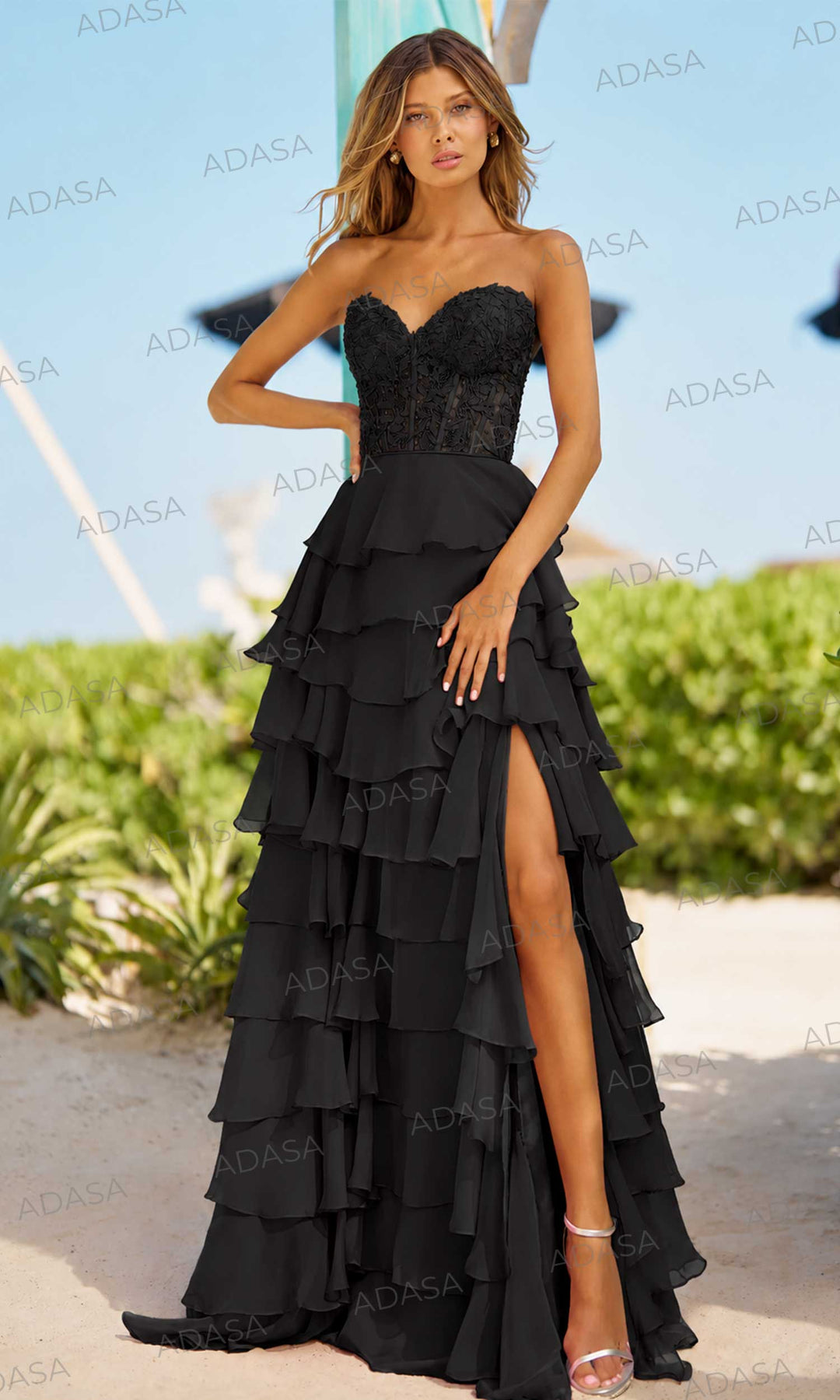 Sherri Hill 56162 - Lace Corset A-Line Gown