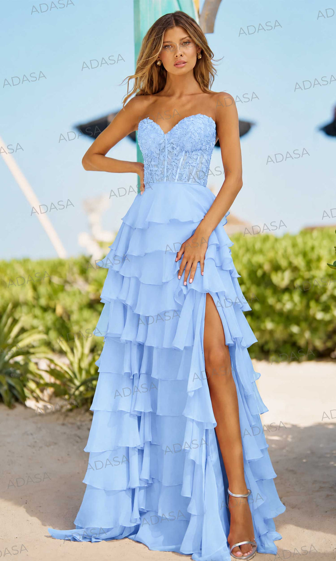 Sherri Hill 56162 - Lace Corset A-Line Gown