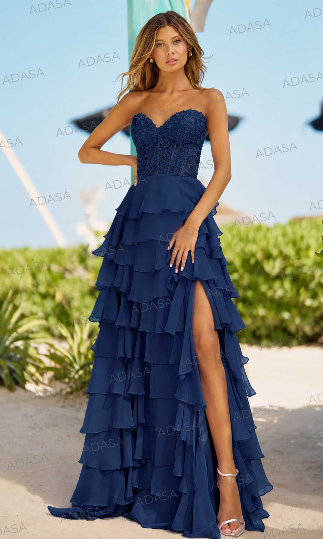 Sherri Hill 56162 - Lace Corset A-Line Gown