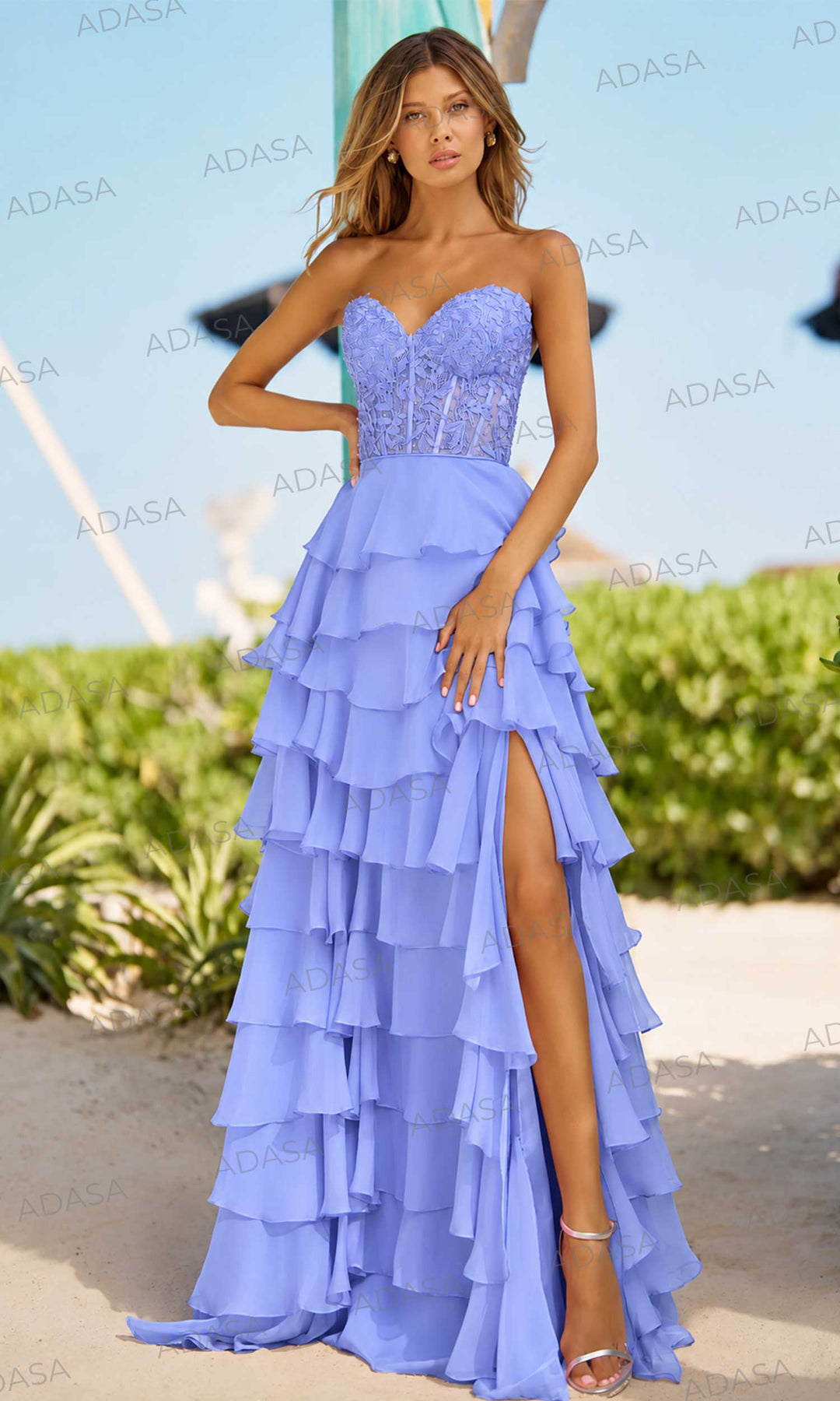 Sherri Hill 56162 - Lace Corset A-Line Gown