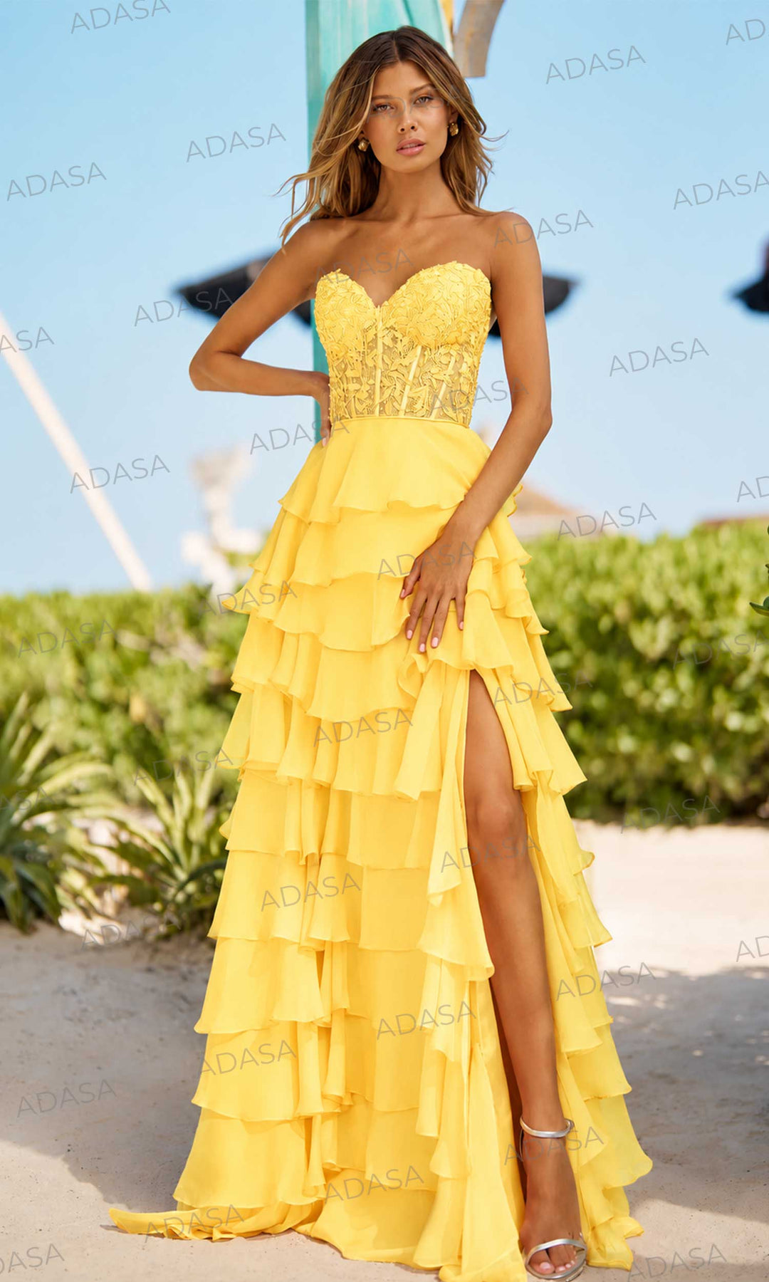 Sherri Hill 56162 - Lace Corset A-Line Gown