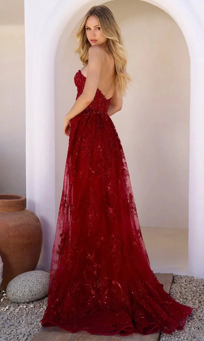 Sherri Hill 56670 - Strapless Overskirt Embellished Gown Evening Dresses