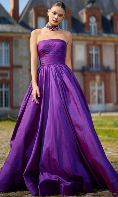 Sherri Hill 56748 - Straight Across Ruched Ball Gown Ball Gowns