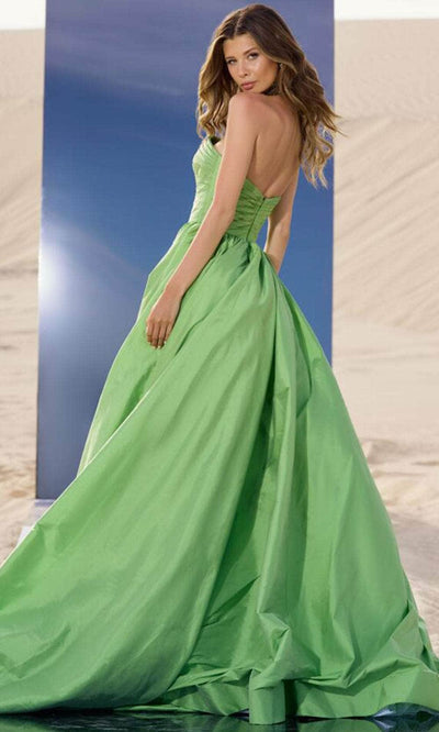 Sherri Hill 56748 - Straight Across Ruched Ball Gown Ball Gowns