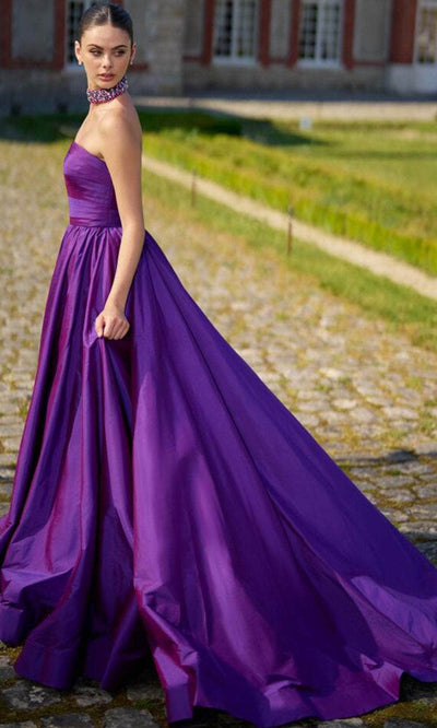 Sherri Hill 56748 - Straight Across Ruched Ball Gown Ball Gowns