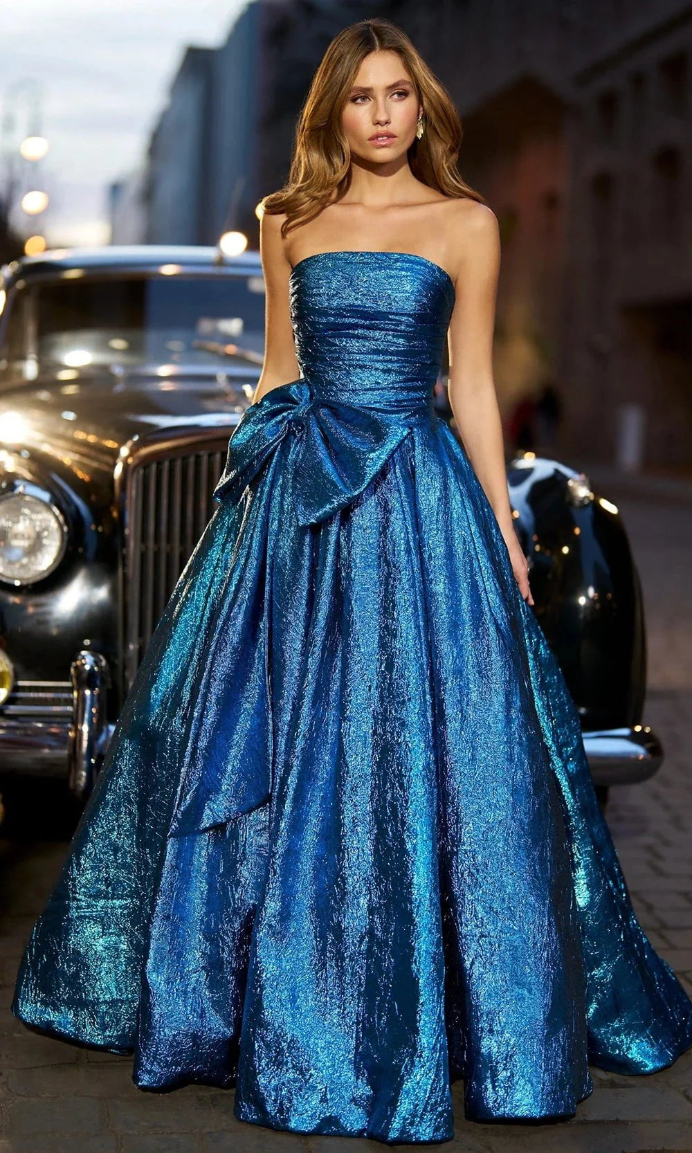 Sherri Hill 56768 - Strapless Brocade Ballgown Ball Gowns