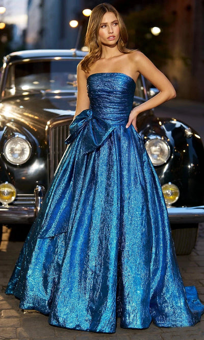 Sherri Hill 56768 - Strapless Brocade Ballgown Ball Gowns