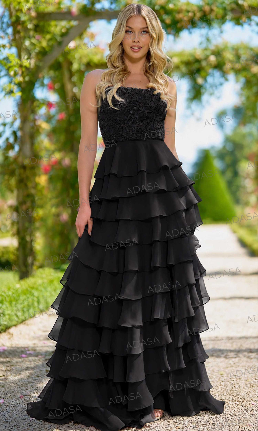 Sherri Hill 56866 - Elegant A-Line Gown with Ruffle