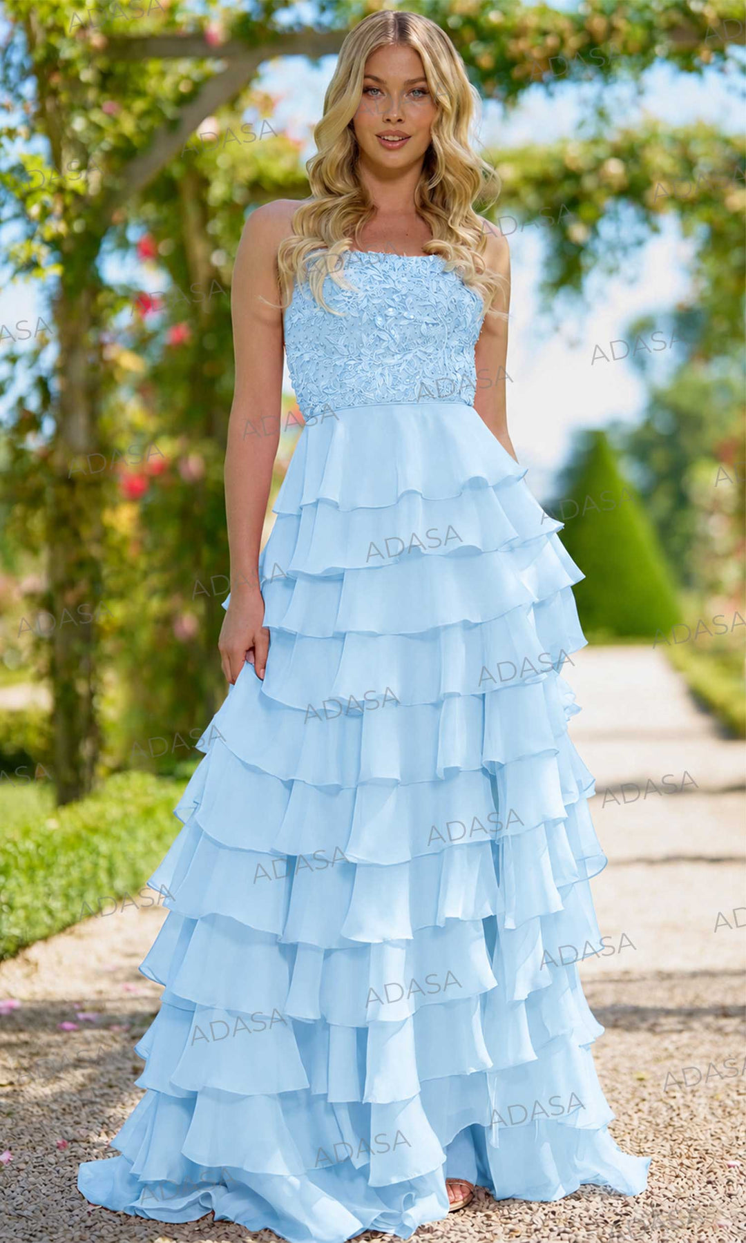 Sherri Hill 56866 - Elegant A-Line Gown with Ruffle